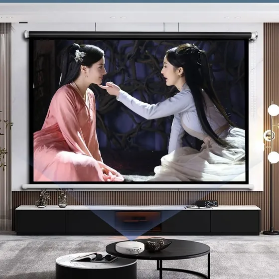 Pantalla Proyector 60  Proyeccion Cine Casa Pelicula :