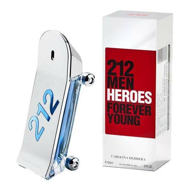 Carolina Herrera 212 Heroes Men Forever Young Edt 90ml Para Masculino Carolina Herrera 212 Heroes Men Forever Young Edt 90ml Para Masculino