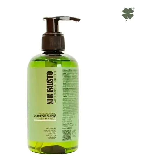 Sir Fausto Pure Shampoo Detox Detoxificante Cabello X 250ml