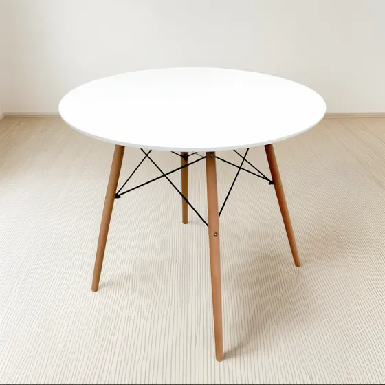 Mesa Eames Para Comedor Moderno Minimalista Vintage Redondo