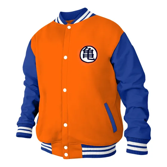 Jaqueta Dragon Ball Z Goku Moletom Bordado Blusa Anime Geek