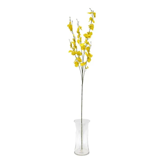 Kit 10 Orquídeas Chuva De Ouro Galho Grande Artificial