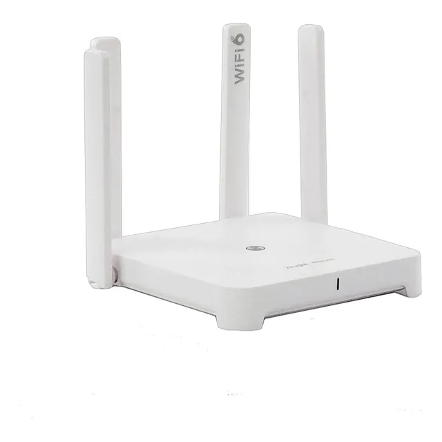 Ruijie Router Inalámbrico Rg-ew1800gxpro Mesh Wi-fi 6 Mu-mimo 2x2, 1 Puerto Wan Gigabit Y 4 Puertos Lan Hasta 192 Usuarios Y 6 Ssid Coloración Bss Reduce Interferencias