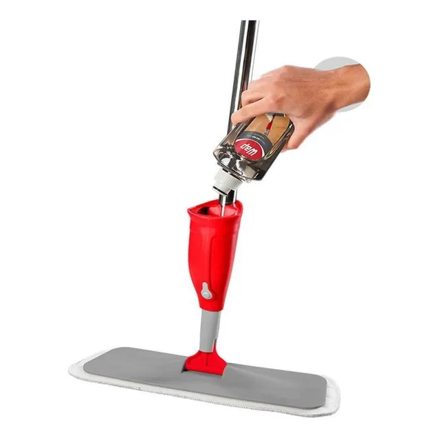 Vassoura Wap Mop Spray Com ReservatĂłrio 460ml Cinza E Vermelho Vassoura Wap Mop Spray Com ReservatĂłrio 460ml Cinza E Vermelho