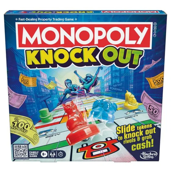 Monopoly - Juego De Fiesta Familiar Knockout Para Niños