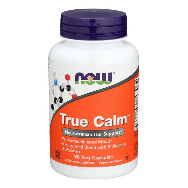 Ahora Alimentos True Calm (tm) Amino Relajante 90 Caps (paqu