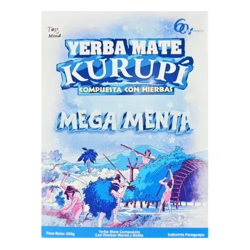 Yerba Mate Kurupi Mega Menta Tereré 500 Gr