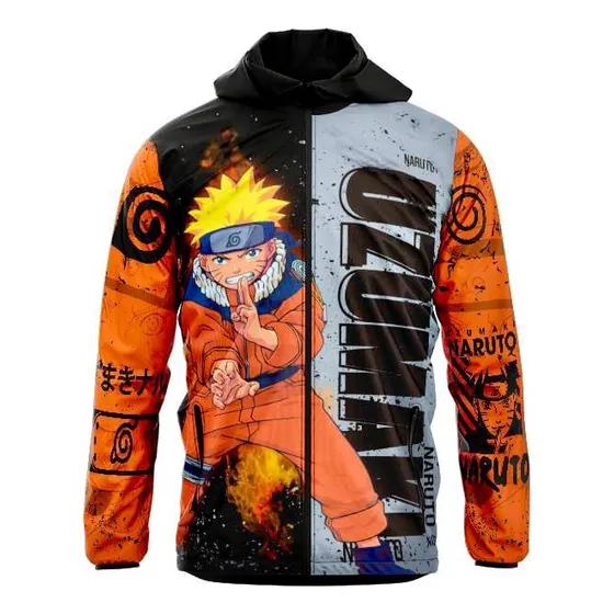 Chaqueta Antifluido De Naruto Para Niños 