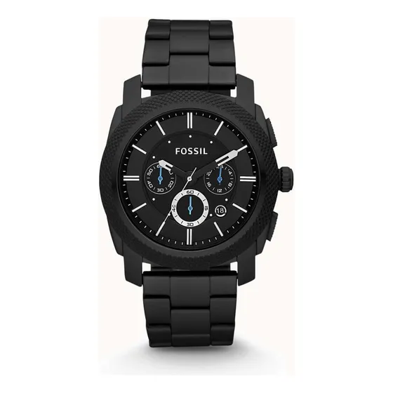 Reloj Fossil Machine Fs4552 Acero Negro Original Para Hombre