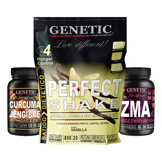 N° 1 Dieta Control Batido Antioxidante Magnesio Zinc Genetic