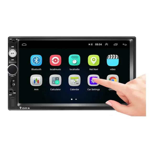 Reproductor Portátil De Carro  7 Pulgadas + Control