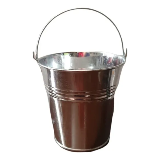 Mini Maceta Balde Lata 10 Cm. 