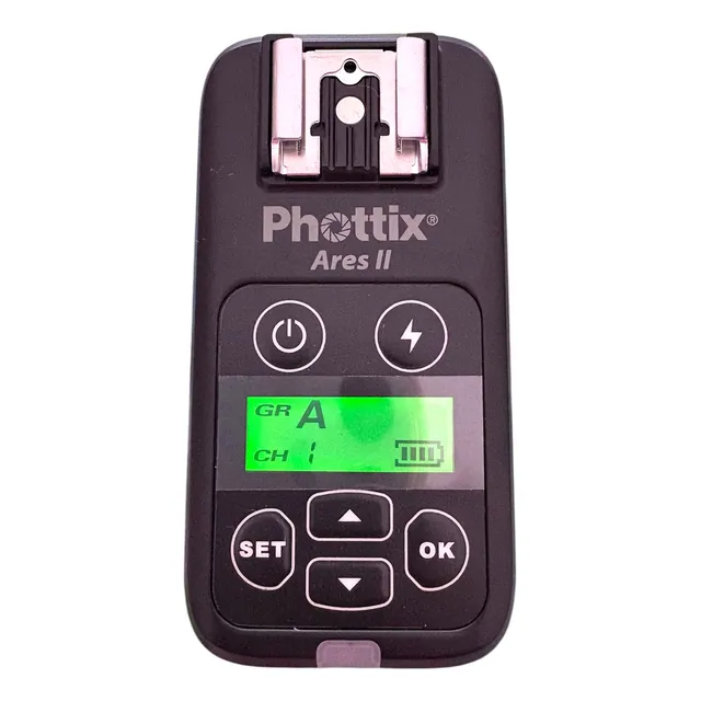 Disparador Radio Flash Ares 2 Phottix Emisor + Receptor
