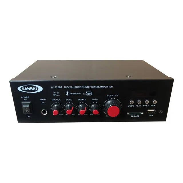 Consola Sanrai Avs25 Potenciada 220v Bluetooth