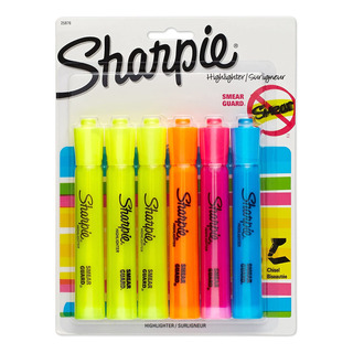Set De 6 Resaltadores De Colores - Sharpie Accent Tank St... Set De 6 Resaltadores De Colores - Sharpie Accent Tank St...