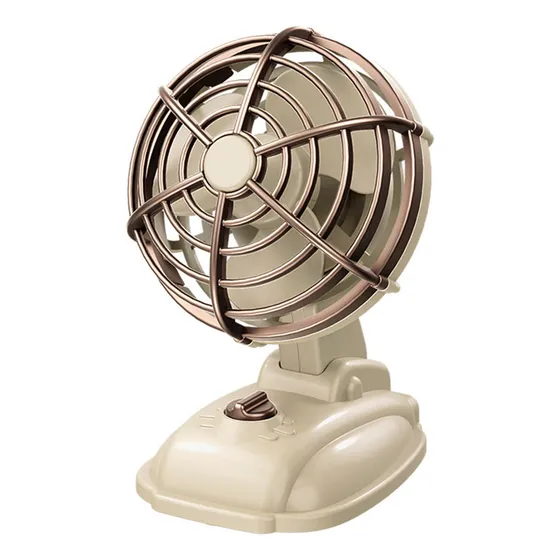 Mini Ventilador De Mesa Retrô Com Carregamento Usb Para Dorm