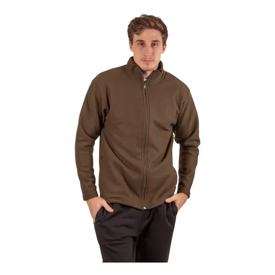 Campera Hombre Micropolar Abrigado Buzo Cierre Invierno