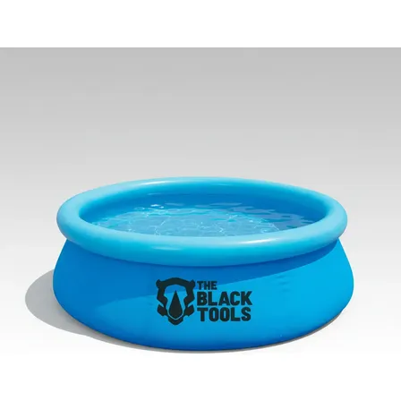 Piscina Inflável Circular The Black Tools 1400l Reforçada Azul