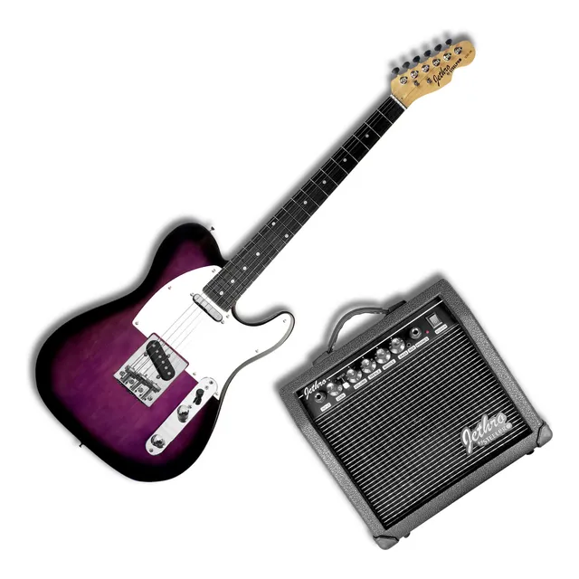 Paquete Guitarra Electrica Jethro Series By Steelpro 030sk Material del diapasón Maple Orientación de la mano Diestro