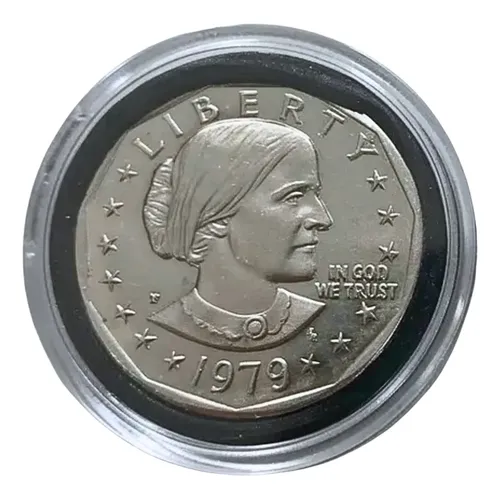 Moeda Usa 1979 Susan Anthony 1 Dólar Cobre-níquel Perfeita