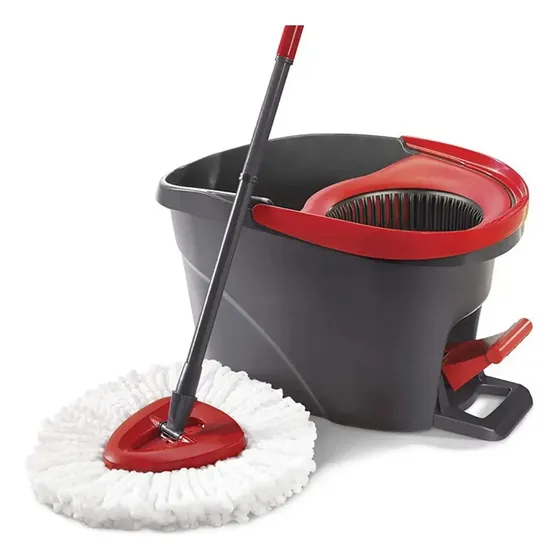 Mopa Giratoria VENTIMAKU con Balde y Pedal Escurridor para Pisos