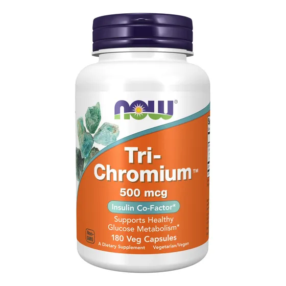 Supplement Now Tri-chromium 500 Mcg Con Canela 180 Cápsulas