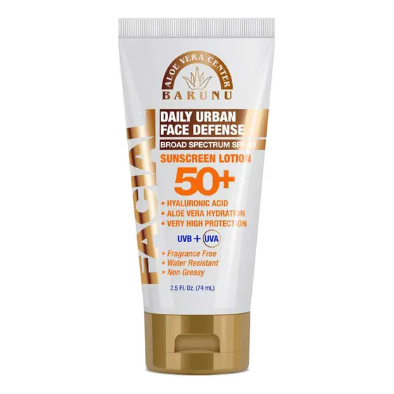 Protector Solar Facial Con Acido Hialurónico Spf 50+ Ubv + U
