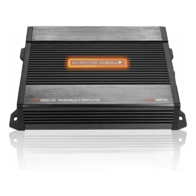 Amplificador Para Bajo Monoblock Quantum Ab Qpx2000.1m Color Negro