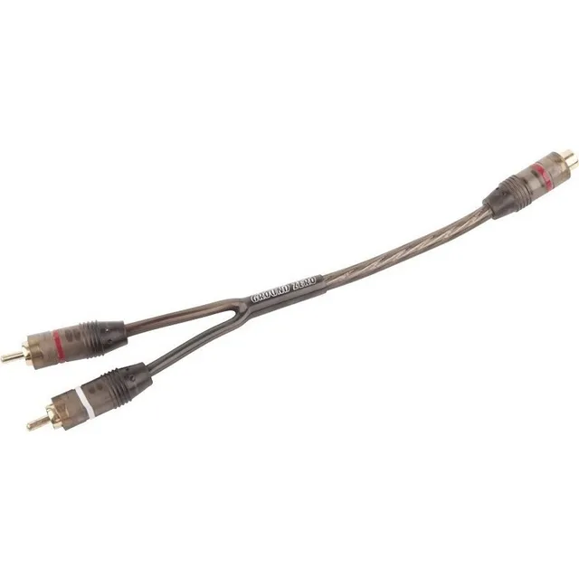 Bifurcador Y Ground Zero Alta Fidelidad Gzcy 30x Rca 