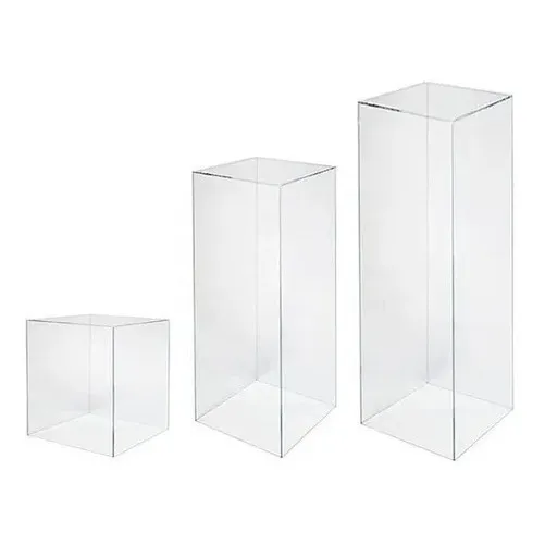 Kit Mesas Cubo De Acrílico 40 Cm / 60 Cm / 80cm Especial