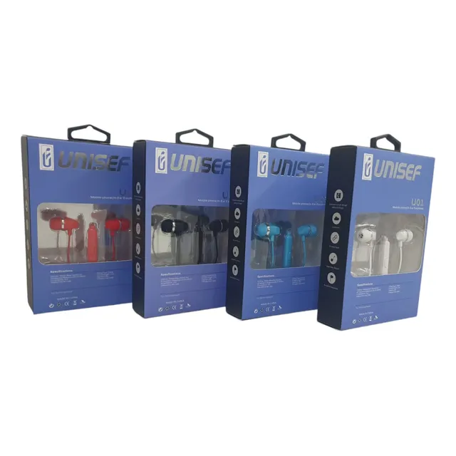 Lote Auriculares Con Micrófono Unisef  20  Unidades