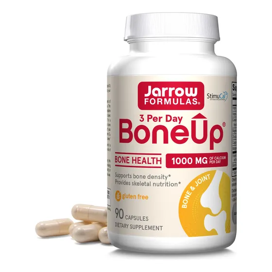 Suplemento Jarrow Formulas Boneup Three Por Día, 90 Cápsulas