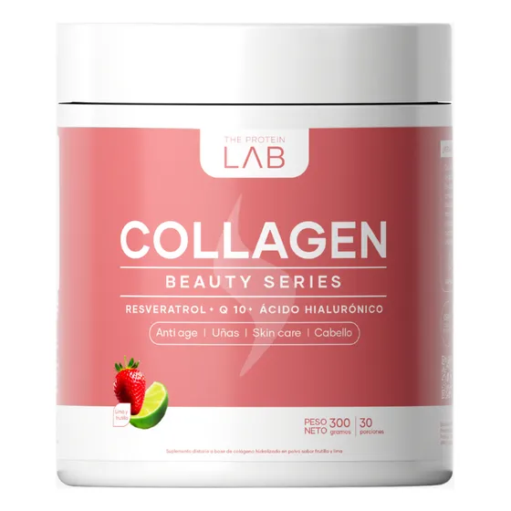 Suplemento En Polvo. Colágeno Hidrolizado The Protein Lab Sabor Lima/Frutilla