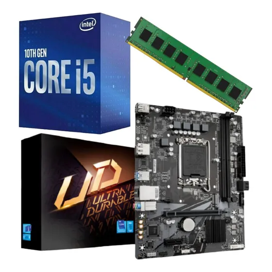 Combo Actualización Intel Core I5 10400f H410m H 8gb