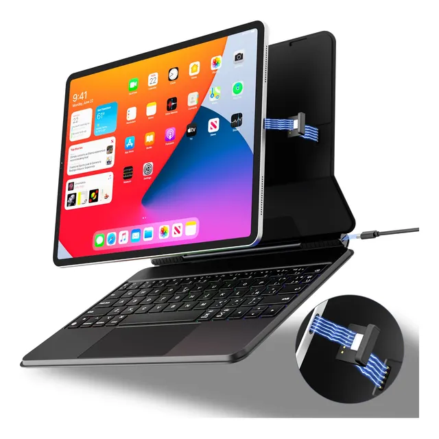 Funda Con Teclado Pro Keys Para iPad 10.9/11  Air4/5/11