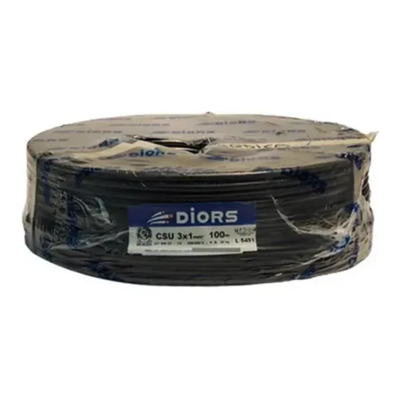 Cable Bajo Goma 3x1 Rollo 100 Mts - 