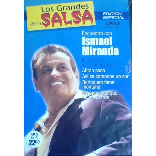 Dvd Ismael Miranda - Sus Grandes Éxitos 
