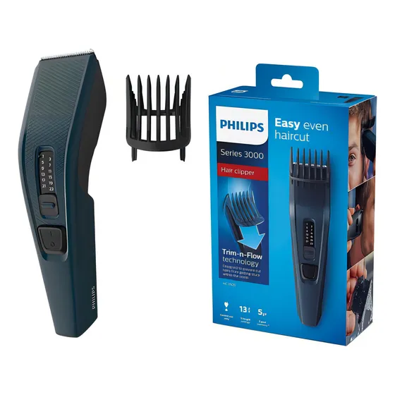 Cortadora de pelo Philips Series 3000 HC3505/15 negra 220V