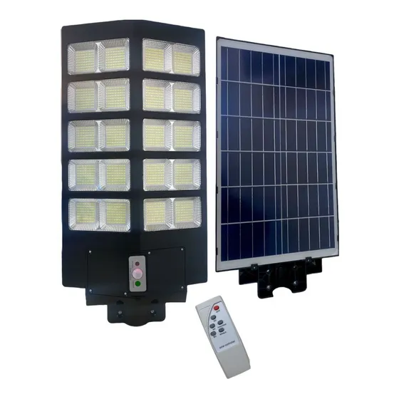 Lampara Led Solar 400w Panel Incluido Y Control
