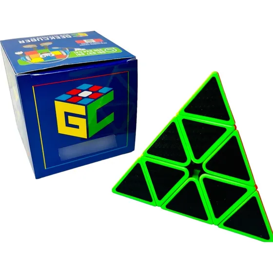 Geekcuber Cubo Pyraminx 3x3 Carbono Moyu