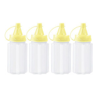 4 Paquete De 2-4 Botellas Pequeñas Exprimibles, 4 Piezas 4 Paquete De 2-4 Botellas Pequeñas Exprimibles, 4 Piezas