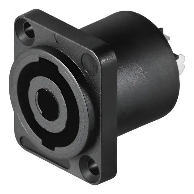 10 Conectores Ficha Speakon Hembra Chasis 4 Contactos Audio