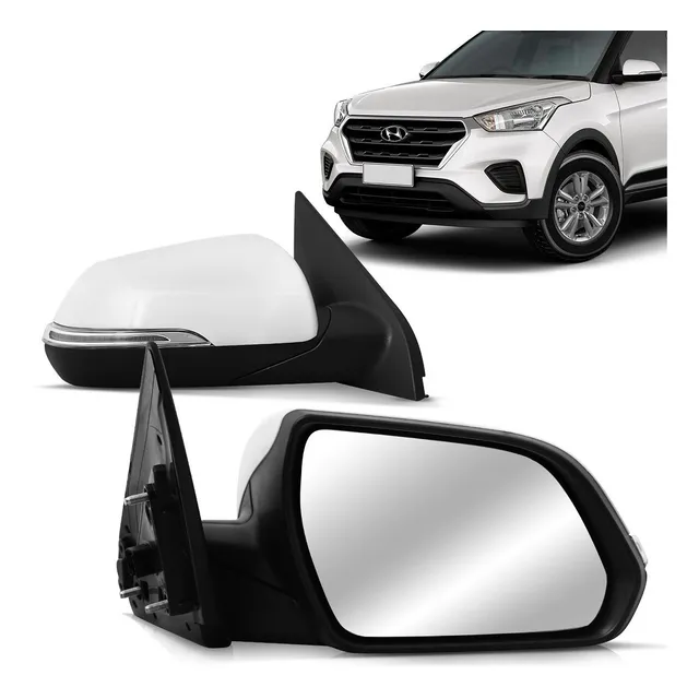 Retrovisor Externo Creta 2017 2018 2019 Elétrico Com Pisca
