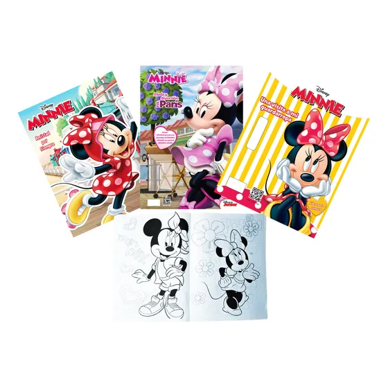 12 Libros De Colorear Mimi Mini Mouse Disney Pintar Fiesta 
