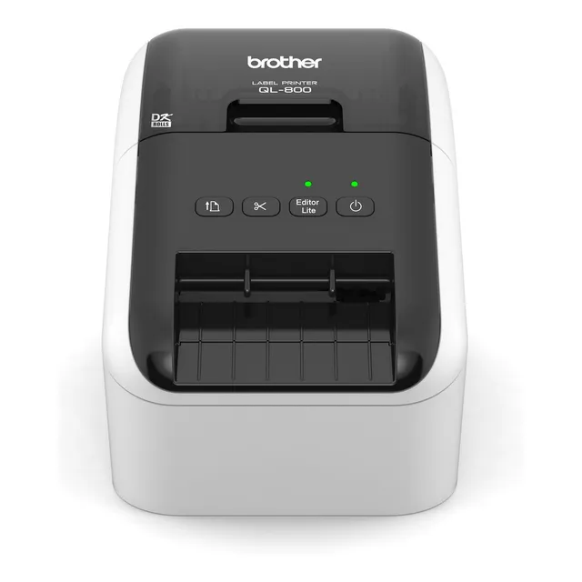 Impresora Brother Ql800 + 5 Rollos De 62mm Y 1 Carrete Reusa