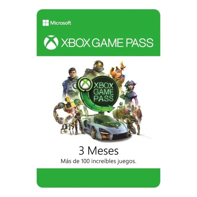Xbox Game Pass 3 Meses - Para Cuentas Argentinas