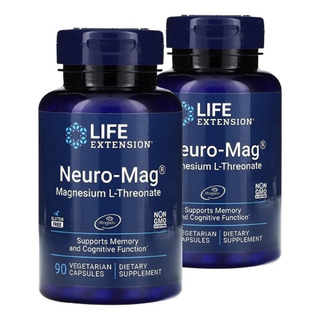 Kit 2x Neuromag Magnésio L-treonato 90 Cápsulas Kit 2x Neuromag Magnésio L-treonato 90 Cápsulas