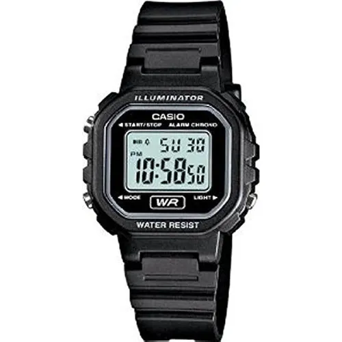 Reloj Casio De Resina Negra Digital Clásico Para Mujer - La2