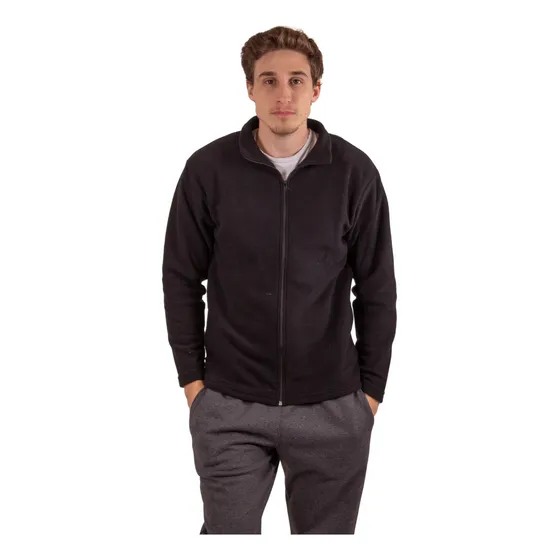Campera Hombre Micropolar Abrigado Buzo Cierre Invierno