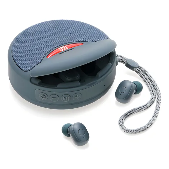 Parlante + Auriculares Tws Bluetooth Usb Pendrive Memoria